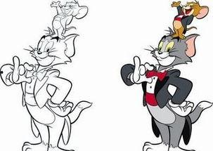 猫和老鼠吃瓜素材视频